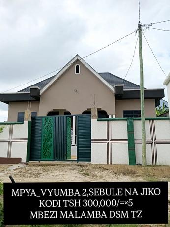 Apartment ya vyumba viwili inapangishwa Mbezi Malamba, Dar Es Salaam
