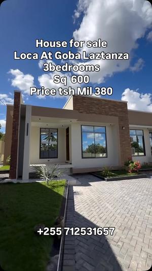 3 Bedrooms House for Sale in Goba Lastanza, Dar Es Salaam (600 sqm)