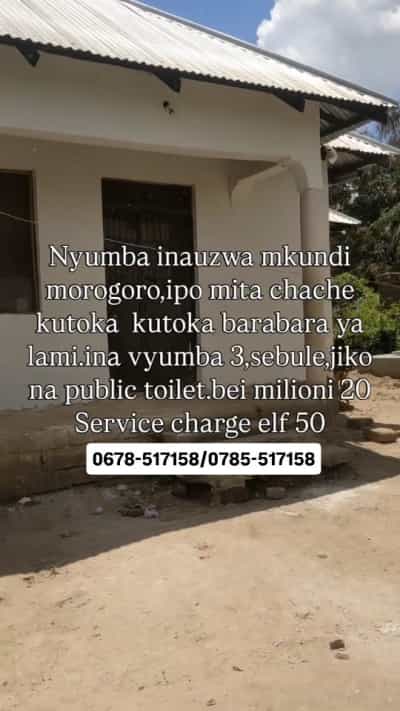 Nyumba ya vyumba vitatu inauzwa Mkundi, Morogoro