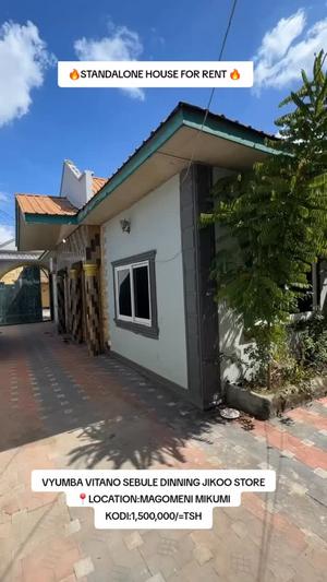 Nyumba ya vyumba vitano inapangishwa Magomeni Mikumi, Dar Es Salaam