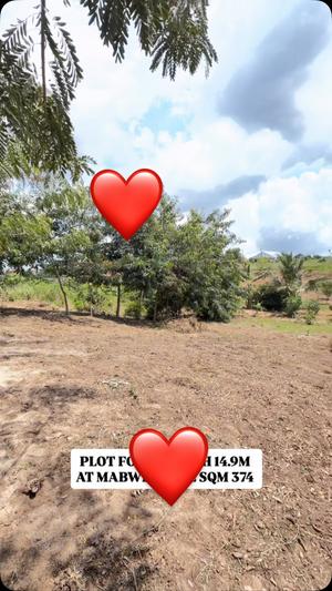 Kiwanja kinauzwa Mabwepande, Dar Es Salaam (374 sqm)