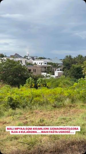 Kiwanja kinauzwa Goba Njia 4, Dar Es Salaam sqm 400 Kiwanja kinauzwa Goba Njia 4, Dar Es Salaam sqm 400
