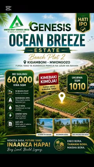 Beach Plots for Sale in Kigamboni Mwongozo, Dar Es Salaam Beach Plots for Sale in Kigamboni Mwongozo, Dar Es Salaam