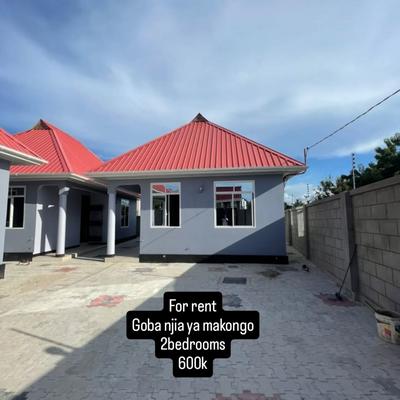 Nyumba/Apartment ya vyumba viwili inapangishwa Goba Njia Ya Makongo, Dar Es Salaam