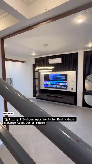 Apartment ya vyumba viwili inapangishwa Goba, Makongo Road, Dar Es Salaam