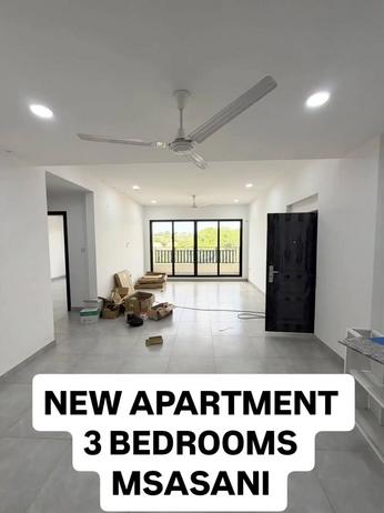 Nyumba ya vyumba vitatu inapangishwa Msasani, Dar Es Salaam