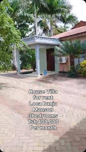Nyumba ya vyumba vitatu inapangishwa Bunju Mianzin, Dar Es Salaam