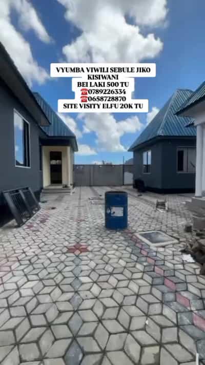 Nyumba ya vyumba viwili inapangishwa Kisiwani, Dar Es Salaam