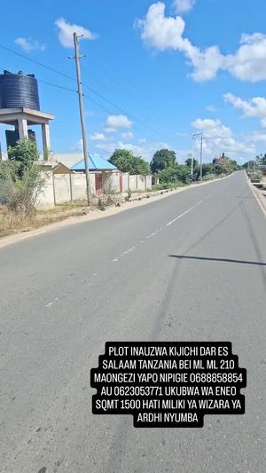 Residential Plot for Sale in Kijichi, Dar Es Salaam (1500 sqm) Residential Plot for Sale in Kijichi, Dar Es Salaam (1500 sqm)