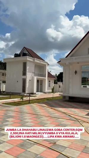 Nyumba ya vyumba 8 inauzwa Goba Center, Dar Es Salaam (2500 sqm) Nyumba ya vyumba 8 inauzwa Goba Center, Dar Es Salaam (2500 sqm)