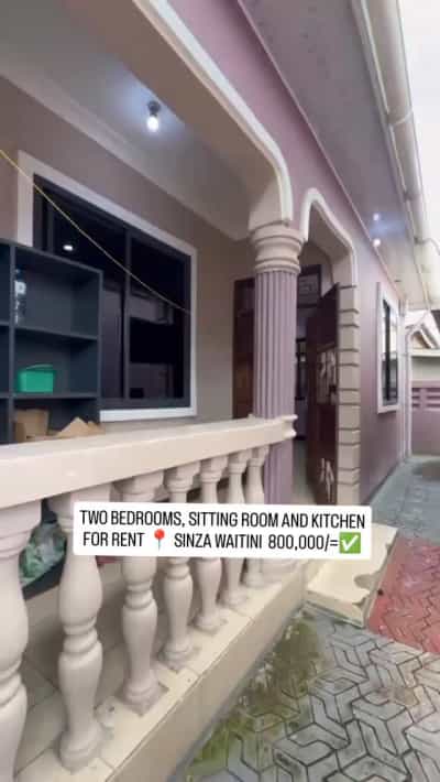 Apartment ya vyumba viwili inapangishwa Sinza Waitini, Dar Es Salaam