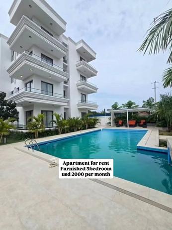 Apartment (Furnished) ya vyumba vitatu inapangishwa Mbezi Beach, Dar Es Salaam