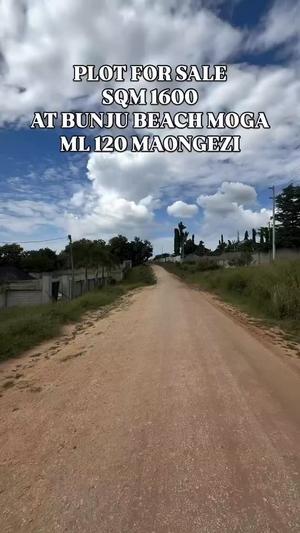 Residential Plot for Sale in Bunju Beach Moga, Dar Es Salaam (1600 sqm)