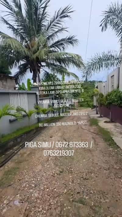 Apartment ya vyumba viwili inauzwa Goba Kwa Olomi, Dar Es Salaam