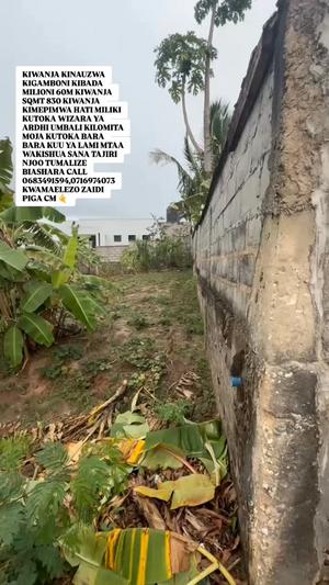 Plot for sale in Kibada, Dar Es Salaam sqm 830 Plot for sale in Kibada, Dar Es Salaam sqm 830