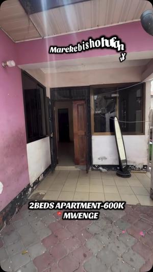 Apartment ya vyumba viwili inapangishwa Mwenge, Dar Es Salaam Apartment ya vyumba viwili inapangishwa Mwenge, Dar Es Salaam