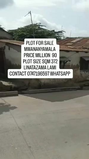 Residential Plot for Sale in Mwananyamala, Dar Es Salaam (372 sqm) Residential Plot for Sale in Mwananyamala, Dar Es Salaam (372 sqm)