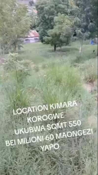 Kiwanja kinauzwa Kimara Korogwe, Dar Es Salaam (550 sqm)