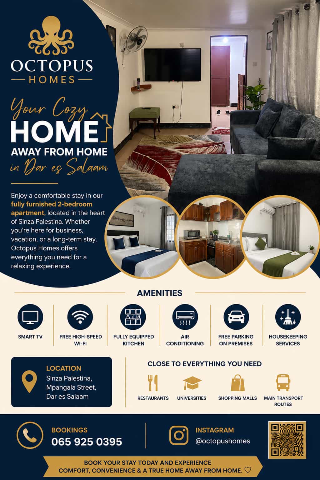 Furnished House/Apartment for Rent in Sinza, Dar Es Salaam
