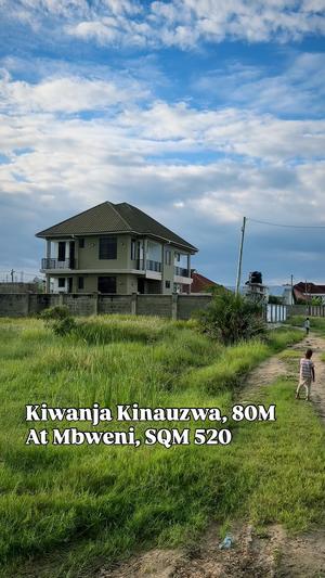 Kiwanja kinauzwa Mbweni, Dar Es Salaam sqm 520 Kiwanja kinauzwa Mbweni, Dar Es Salaam sqm 520