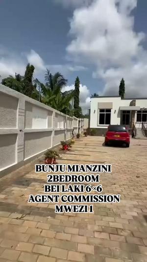 Apartment ya vyumba viwili inapangishwa Bunju Mianzini, Dar Es Salaam