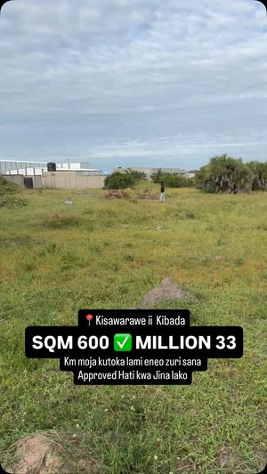 Kiwanja kinauzwa Kigamboni, Dar Es Salaam sqm 600
