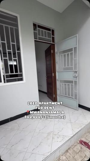 Apartment ya vyumba viwili inapangishwa Mwananyamala, Dar Es Salaam Apartment ya vyumba viwili inapangishwa Mwananyamala, Dar Es Salaam