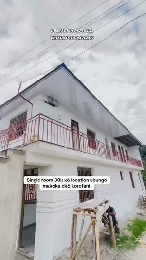 Nyumba ya chumba kimoja inapangishwa Ubungo Riverside Makoka, Dar Es Salaam