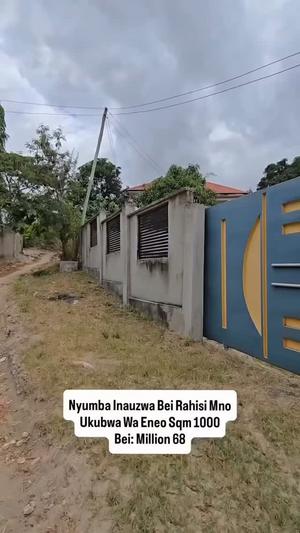 Nyumba ya vyumba vitatu inauzwa Kimara Suka Golani, Dar Es Salaam (1000 sqm)