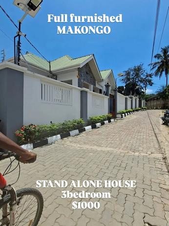 Nyumba (Furnished) ya vyumba vitatu inapangishwa Makongo Mwanzoni, Dar Es Salaam Nyumba (Furnished) ya vyumba vitatu inapangishwa Makongo Mwanzoni, Dar Es Salaam