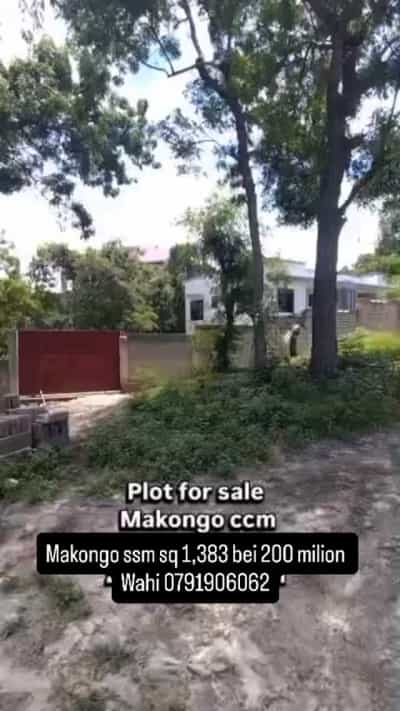 Residential Plot for Sale in Makongo ssm, Dar Es Salaam (1383 sqm)