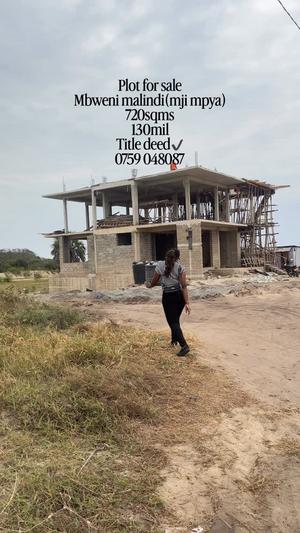 Plot for sale in Mbweni Malindi, Dar Es Salaam sqm 720 Plot for sale in Mbweni Malindi, Dar Es Salaam sqm 720