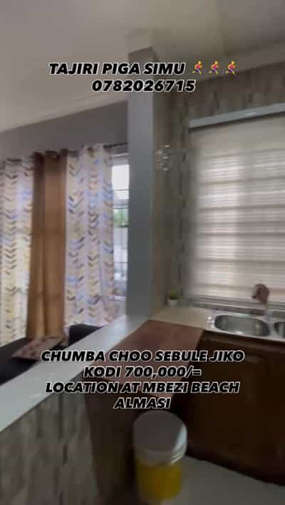 Apartment ya chumba kimoja inapangishwa Mbezi Beach Almasi, Dar Es Salaam