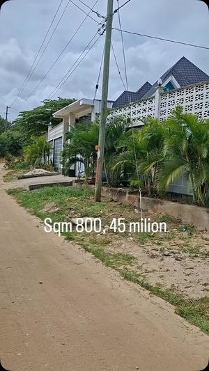 Plot for sale in Mbezi Msakuzi, Dar Es Salaam sqm 800