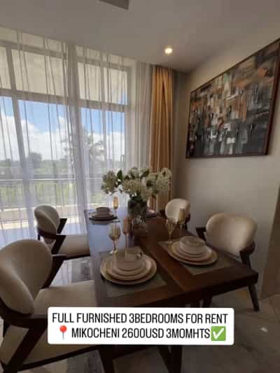 Nyumba (Furnished) ya vyumba vitatu inapangishwa Mikocheni, Dar Es Salaam