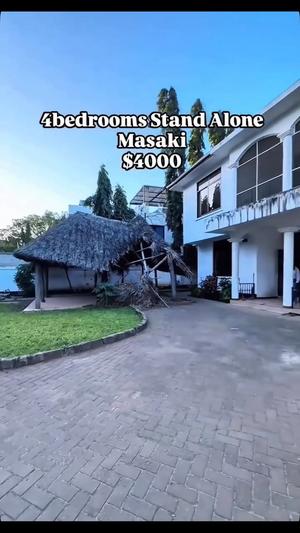 Nyumba ya vyumba vinne inapangishwa Masaki, Dar Es Salaam