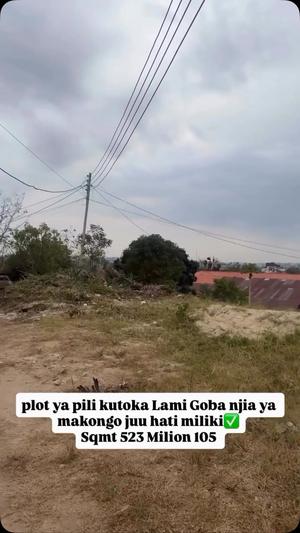 Kiwanja kinauzwa Goba Makongo Rd, Dar Es Salaam (523 sqm)