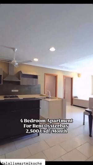 Apartment (Furnished) ya vyumba vinne inapangishwa Masaki, Dar Es Salaam