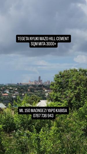 Kiwanja kinauzwa Wazo Hill, Dar Es Salaam sqm 3000