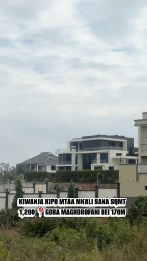 Residential Plot for Sale in Goba Ushuani, Dar Es Salaam (1200 sqm)