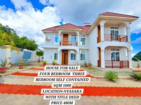 4 Bedrooms House for Sale in Nyasaka, Mwanza (1000 sqm)