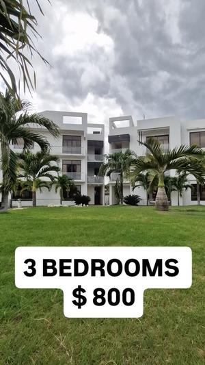 Apartment ya vyumba vitatu inapangishwa Mbezi Beach, Dar Es Salaam