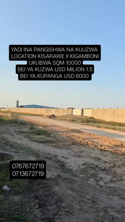 Plot for sale in Kigamboni, Dar Es Salaam Plot for sale in Kigamboni, Dar Es Salaam