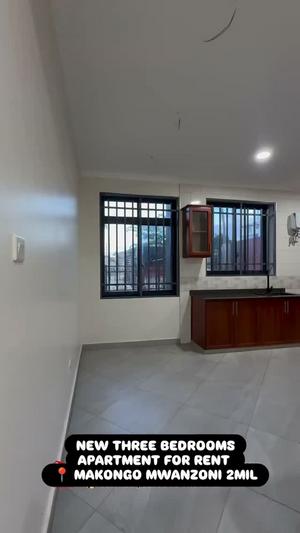 Apartment ya vyumba vitatu inapangishwa Makongo Mwanzoni, Dar Es Salaam