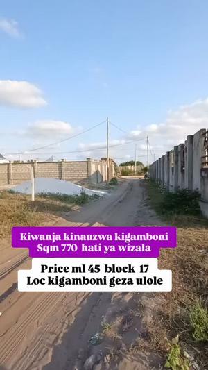 Residential Plot for Sale in Kigamboni Geza Ulole, Dar Es Salaam Residential Plot for Sale in Kigamboni Geza Ulole, Dar Es Salaam