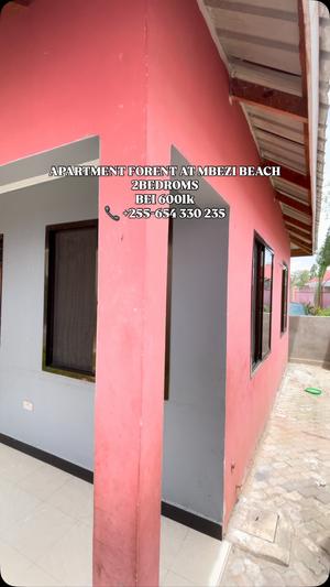 Apartment ya vyumba viwili inapangishwa Mbezi Beach, Dar Es Salaam