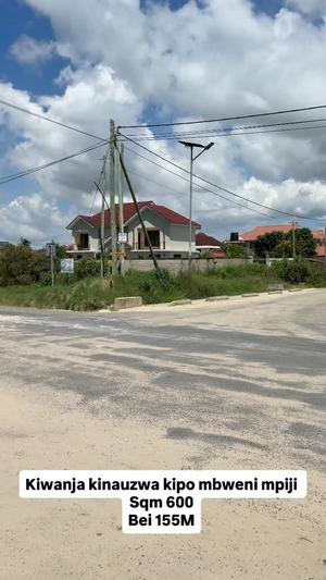 Residential Plot for Sale in Mbweni Mpiji, Dar Es Salaam (600 sqm)