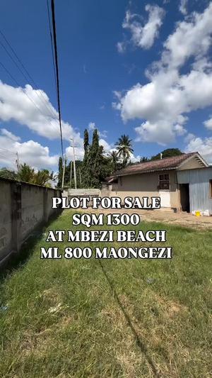 Plot for sale in Mbezi Beach Renbow, Dar Es Salaam sqm 1300