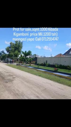 Plot for sale in Kibada Kigamboni, Dar Es Salaam sqm 1000 Plot for sale in Kibada Kigamboni, Dar Es Salaam sqm 1000