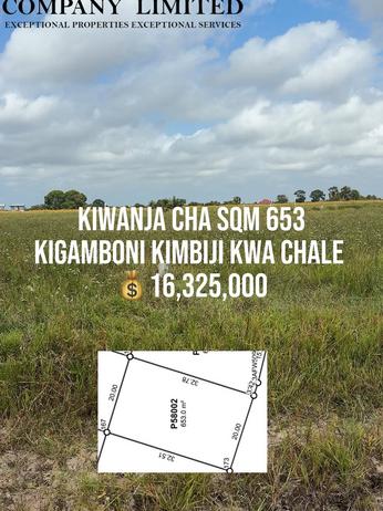 Kiwanja kinauzwa Kigamboni Grand Estate, Dar Es Salaam (653 sqm)